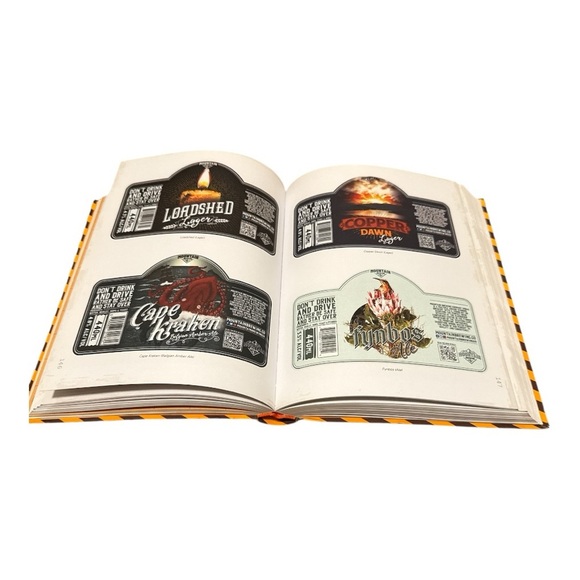 Brewed for Taste Beer Labels from around the world hard cover coffee table book - Picture 3 of 4